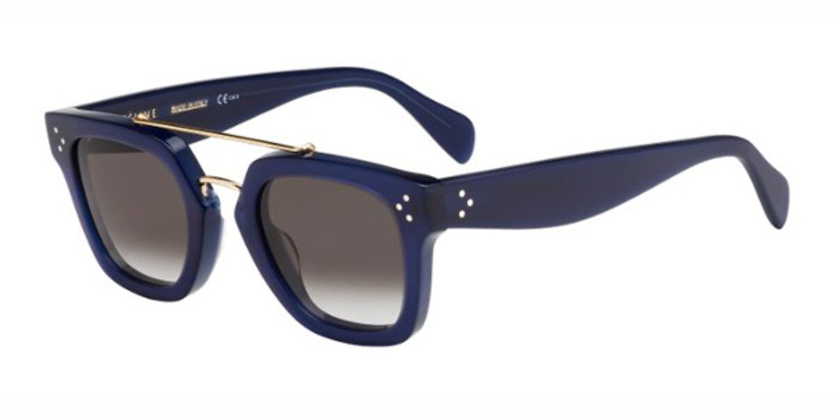 zwart Leuk vinden borstel Celine CL41077/S Bridge M23/Z3 Sunglasses in Blue | SmartBuyGlasses USA