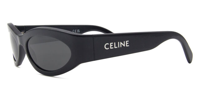 Celine CL40288I 01A MONOCHROMS Cat Eye Sunglasses–Shiny Black\\Grey Celine CL40288I 01A Cat Eye Shiny Black Sunglasses  main image 3