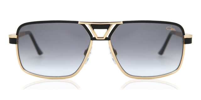Cazal 9071 001 Pilot Black Gold Sunglasses | SmartBuyGlasses US display picture 3