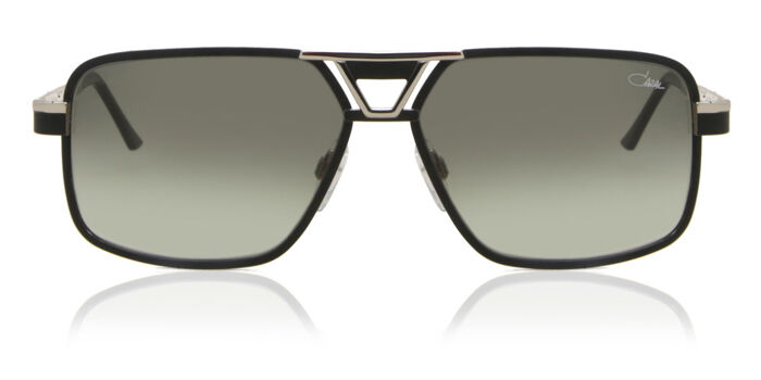 Cazal 9071 001 Pilot Black Gold Sunglasses | SmartBuyGlasses US display picture 1