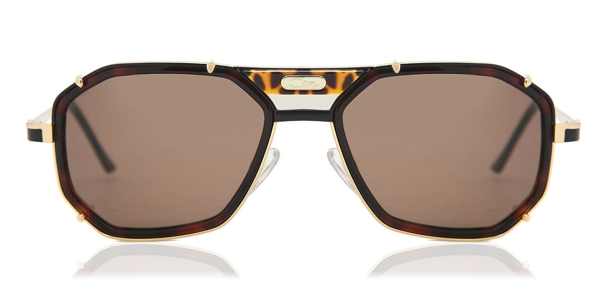 Cazal 659/3 624 Sunglasses in Dark Amber Brown | SmartBuyGlasses USA