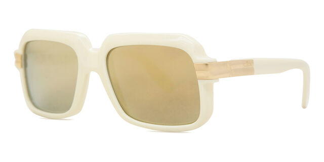 Cazal 607/3 007 Square Cream White Sunglasses  display picture 2