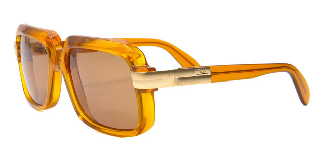 Cazal 607/3 010 Square Amber Brown Sunglasses  display picture 3