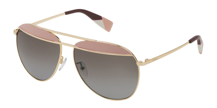Furla Sunglasses SFU707-VBG-54 New with tags Furla SFU707 0G96 Square Bordeaux Sunglasses  main image 4