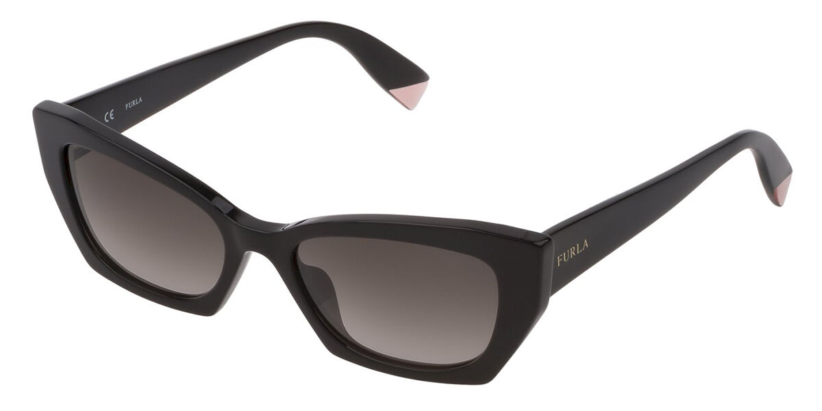 Furla SFU334 700Y Sunglasses Shiny Black | VisionDirect Australia