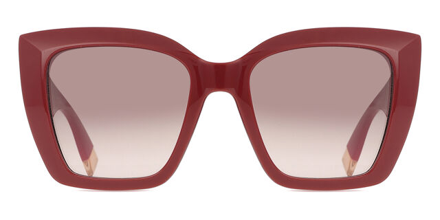 NWT Furla SFU 710 Chic Burgundy Red Squared Cat Eye Sunglasses 54mm Sunglasses Furla SFU 710 09PN 54-19 - Dr.Lensor main image 2
