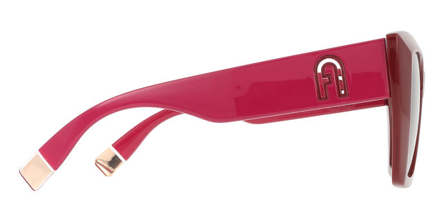 Furla SFU710 09PN Cat Eye Shiny Bordeaux Sunglasses  display picture 2