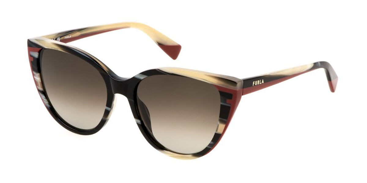 Furla SFU601 0A93 Occhiali Da Sole Unisex Metallici - Standard, Taglia 58, Custodia Inclusa