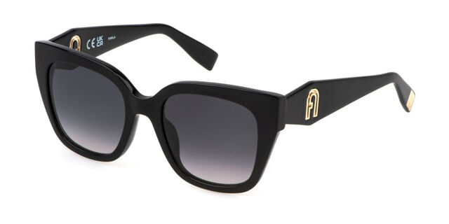 Furla Sleek Black Sunglasses Sunglasses - BLACK | Furla main image 4