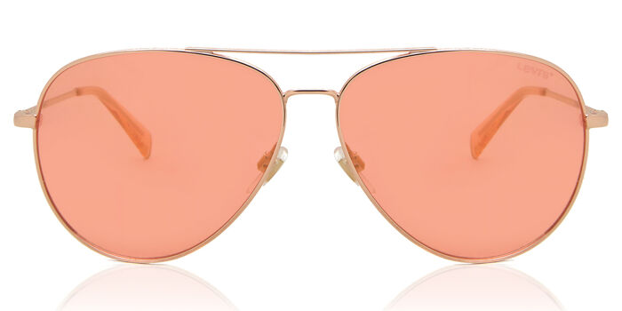 Rose Gold Hawkers Aviator Sunglasses HAWK Polarized