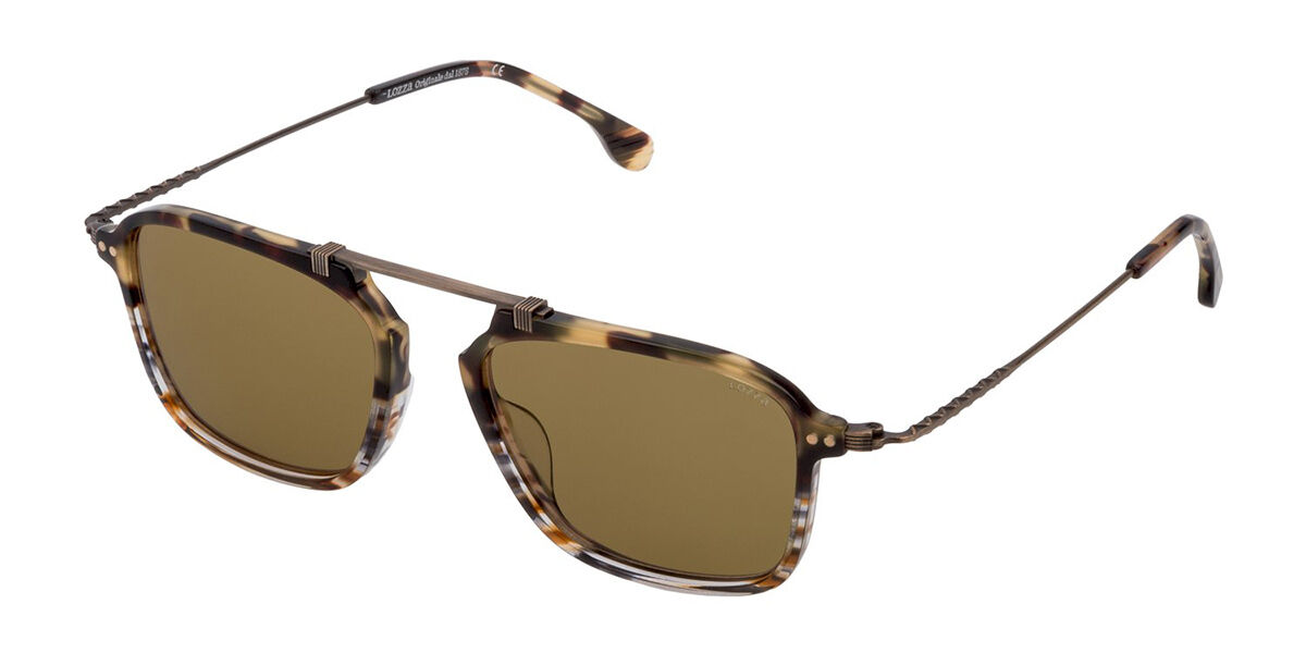 Lozza SL4246 Zilo Ultralight 21 03AP Anteojos De Sol Para Hombre Tortoiseshell