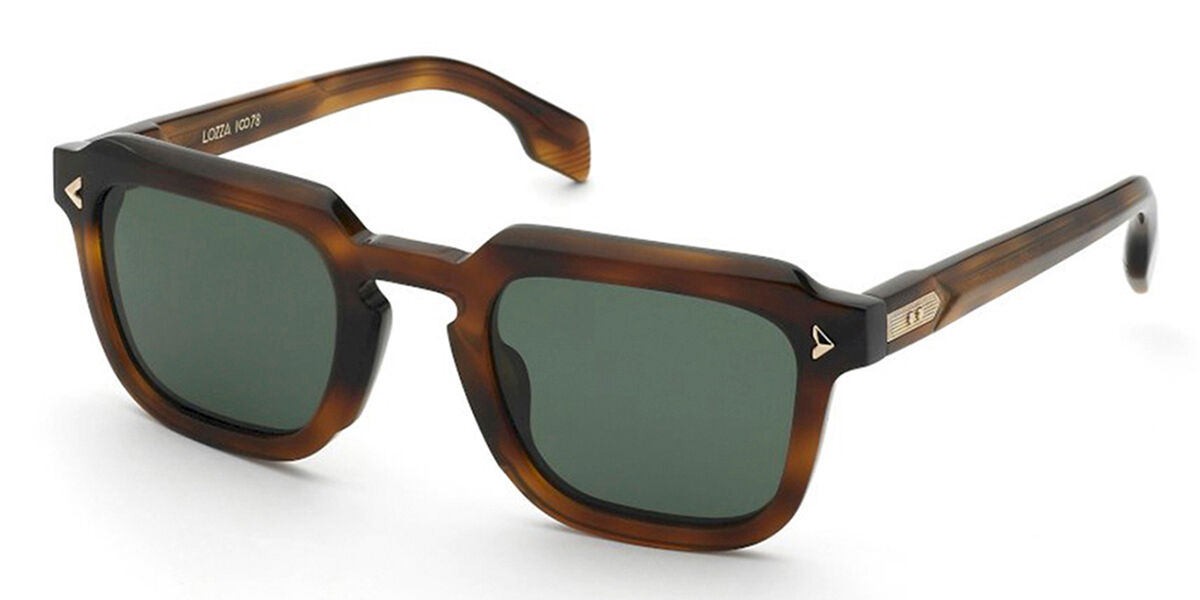 Lozza SL4379M Arpeggio 5 706P Square Glossy Tortoise Sunglasses ...