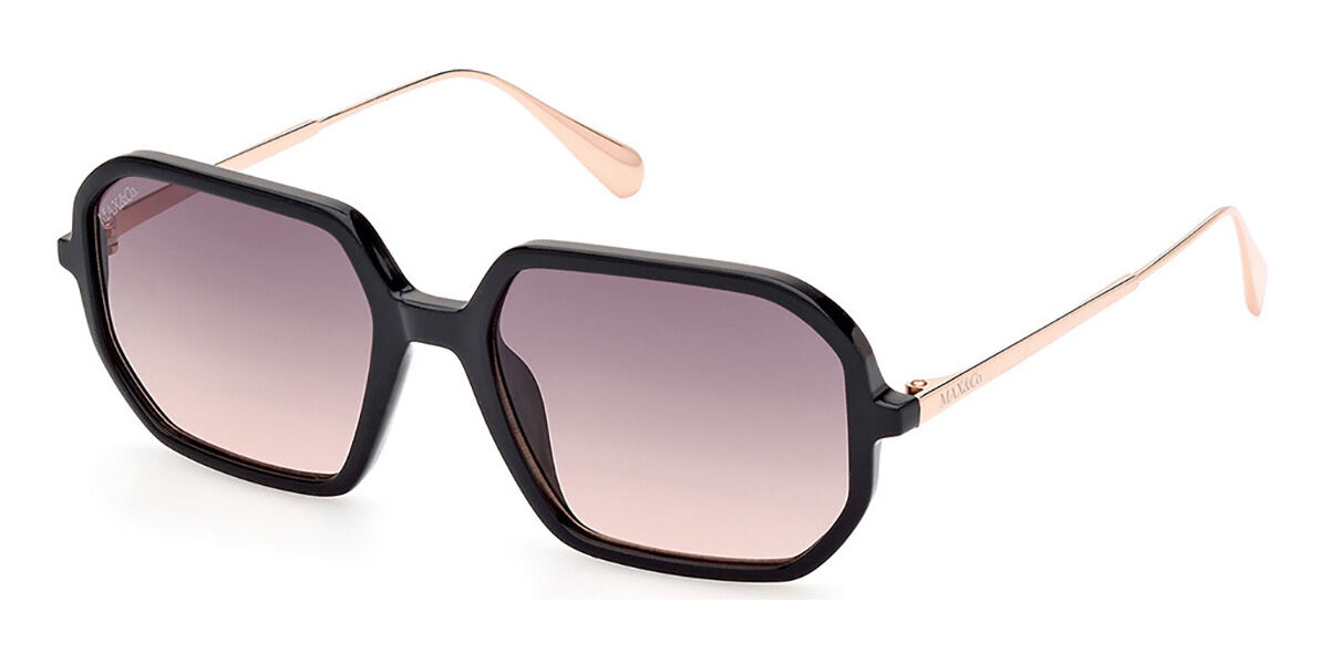 Max & Co. MO0087 01B Women's Sunglasses Black Size 54