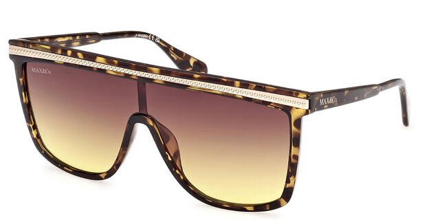 Max & Co. MO0099 55F Single Lens Tortoise/Pattern Gold  display picture 1