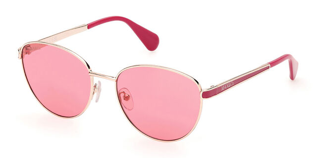 Max & Co. MO0105 28S Oval Shiny Rose Gold Sunglasses  display picture 2