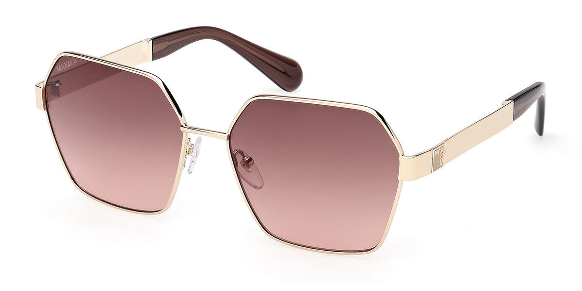 Max & Co Gold Metal Sunglasses main image 0