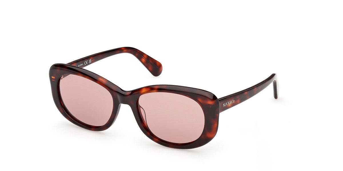 Max & Co Mo0155 52s Women's Sunglasses  Size 54 In Brown