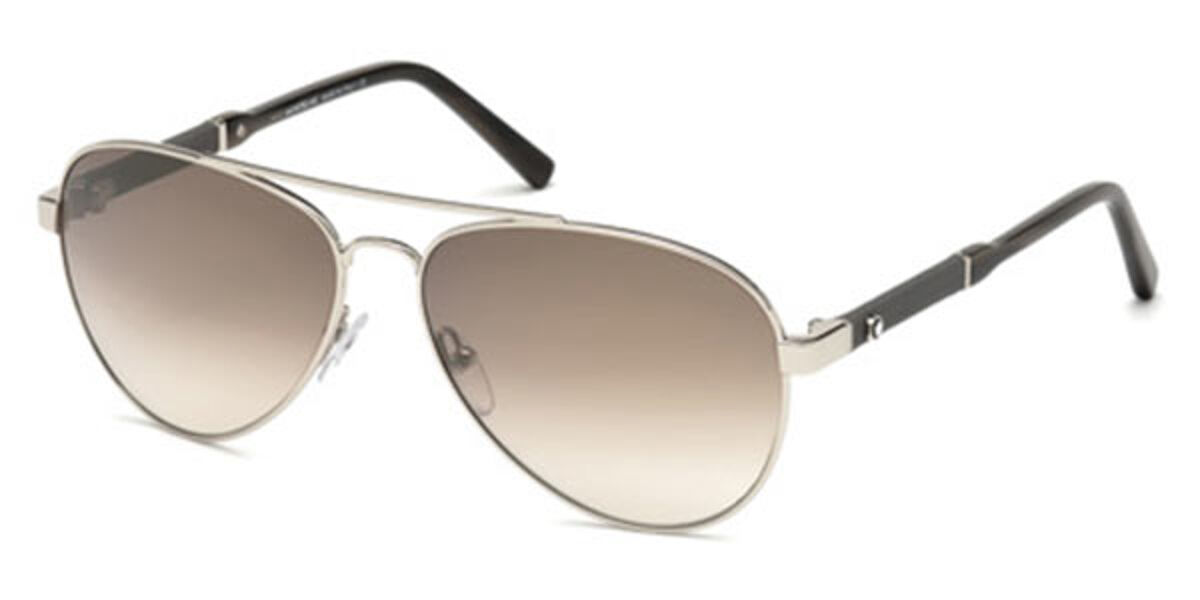 Mont Blanc MB645S 16F Sunglasses in Gold | SmartBuyGlasses USA