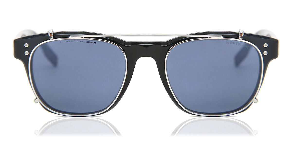 Mont Blanc MB0122S 003 Sunglasses in Black | SmartBuyGlasses USA