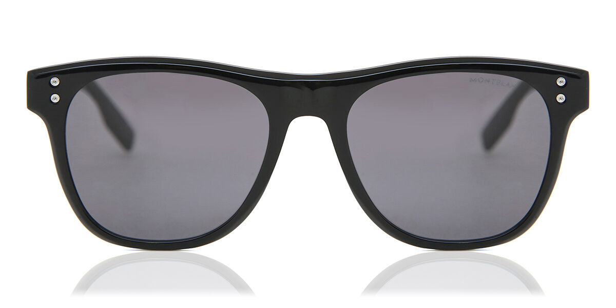 Mont Blanc MB0124S 001 Sunglasses Black | VisionDirect Australia