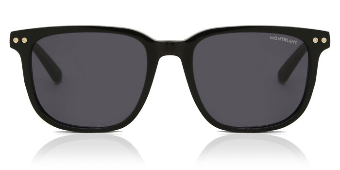 Montblanc MB0258SA Asian Fit 004 Square Transparent Grey  display picture 1