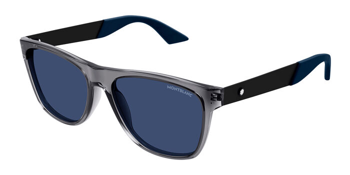 Montblanc MB0298S 001 Square Black Sunglasses  display picture 1