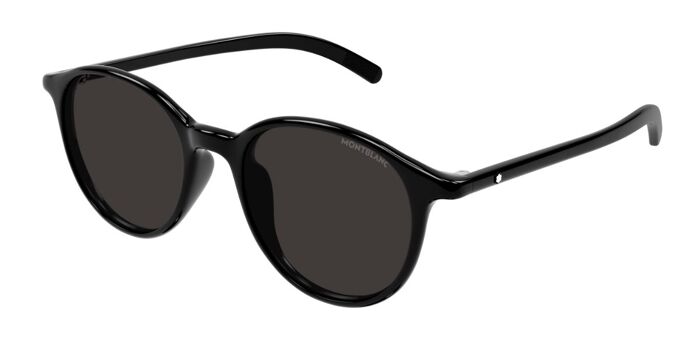 Montblanc MB0326SA Asian Fit 004 Oval Clear Sunglasses  display picture 3