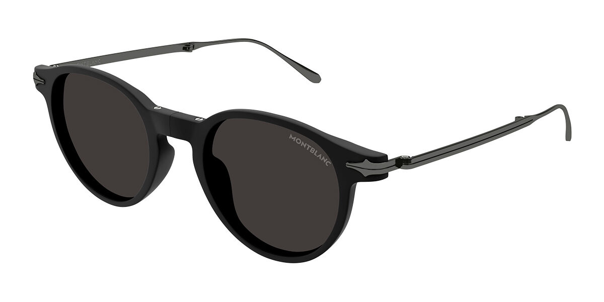 Image of Montblanc MB0407S 002 Óculos de Sol Pretos Masculino PRT