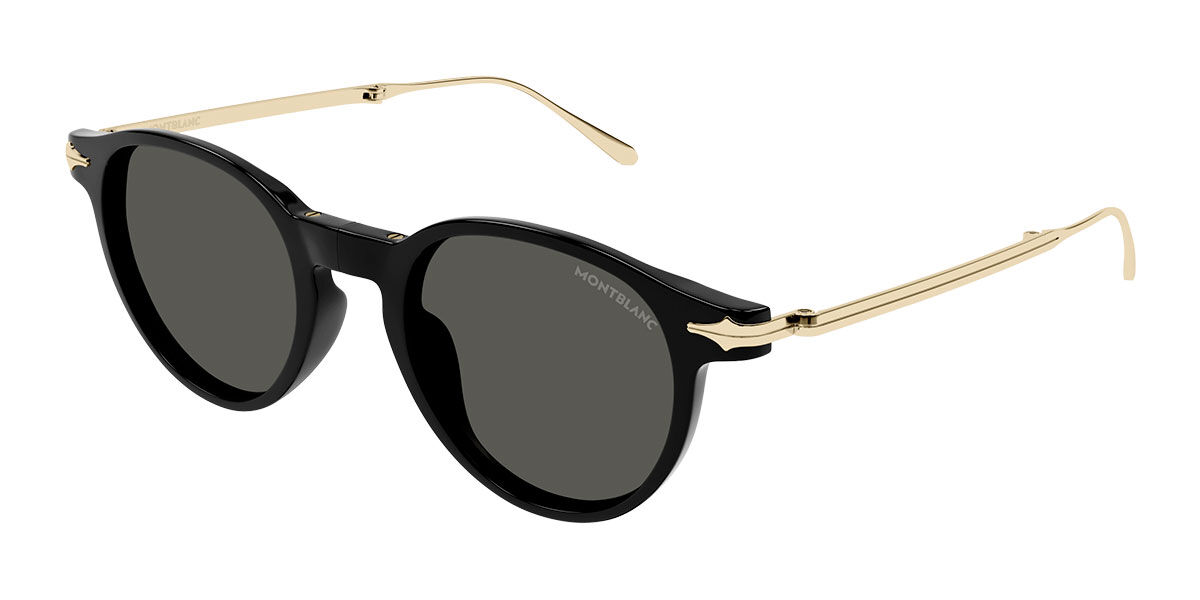 Image of Montblanc MB0407S 001 Óculos de Sol Masculino Pretos BRLPT