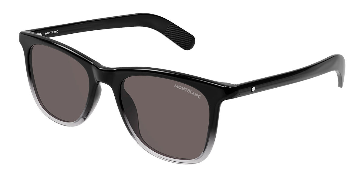 Montblanc MB0496S 003 Schwarze Herren Sonnenbrillen
