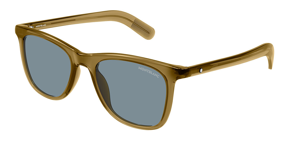 Montblanc MB0496S 005 Braune Herren Sonnenbrillen