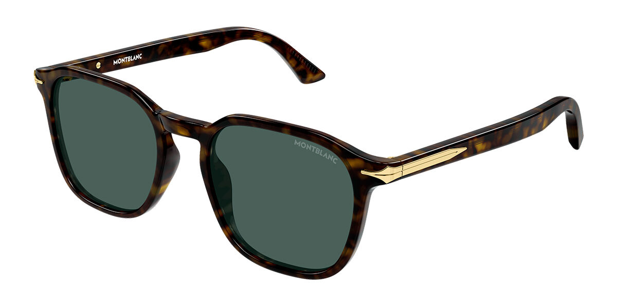 Montblanc MB0516S 002 Tortoiseshell Herren Sonnenbrillen