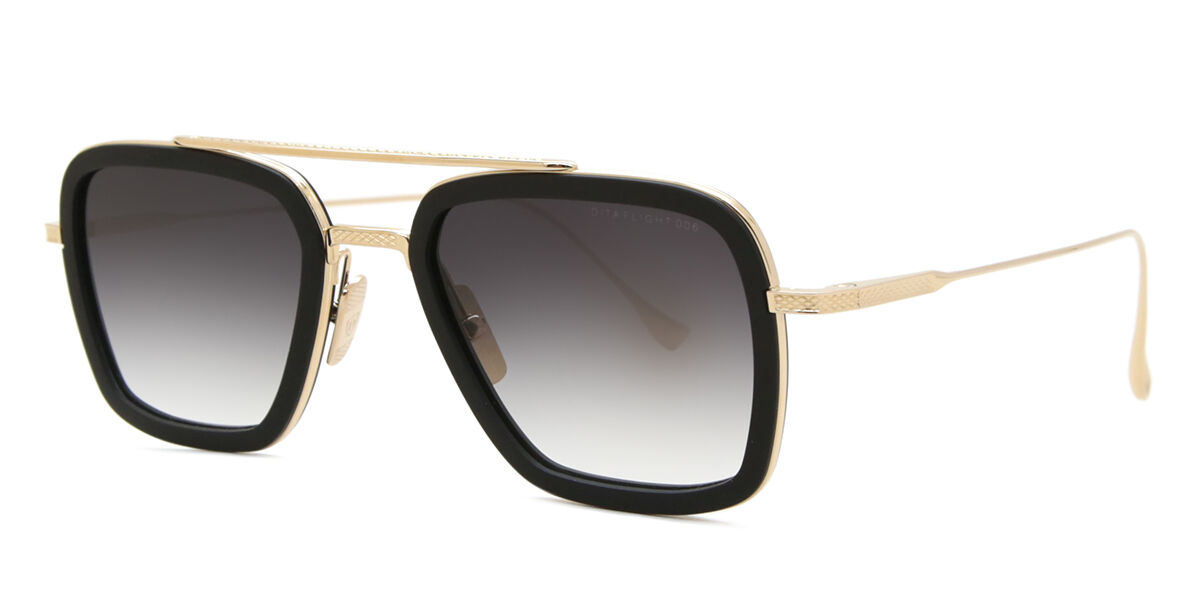 DITA サングラス FLIGHT.006 7806-B-BLK-GLD-52 Flight.006 sunglasses Black/Gold | SmartBuyGlasses US