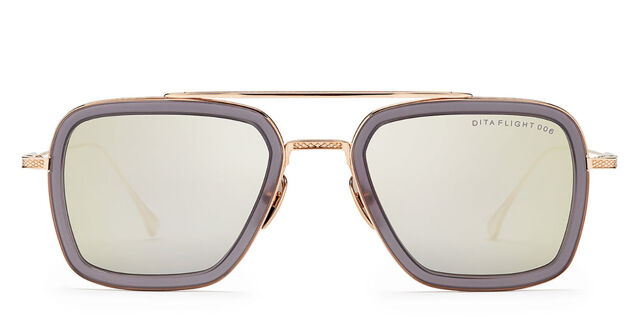 Flight.006 サングラス Matte Grey Crystal/12K Gold | SmartBuyGlasses JP 