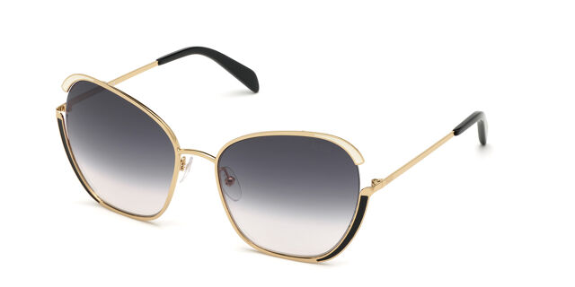 Emilio Pucci EP0131 28B Square Shiny Rose Gold/Black  display picture 3