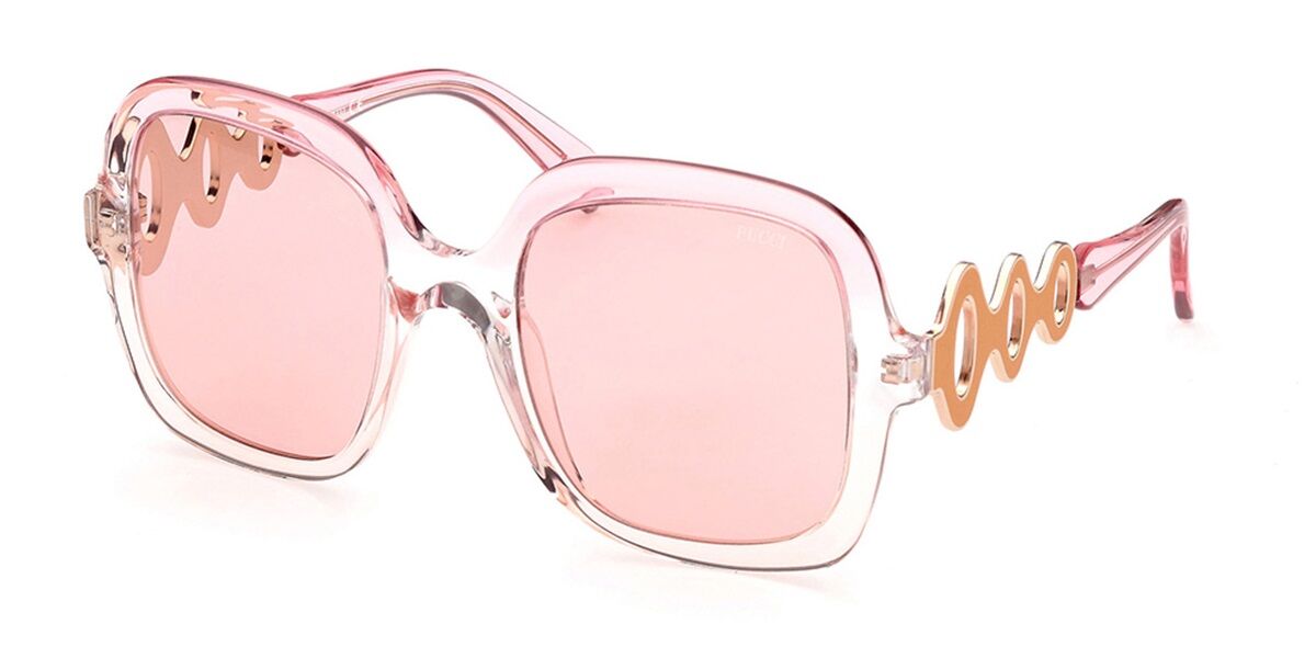 Photos - Sunglasses Emilio Pucci EP0173 74Y Women’s  Pink Size 54 