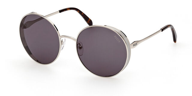 Emilio Pucci EP0187 16A Round Silver Sunglasses  display picture 1