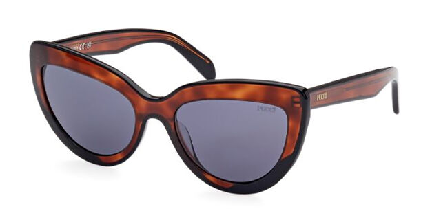 Emilio Pucci EP0196 56V Cat Eye Black Tortoise Two-Tone  display picture 1