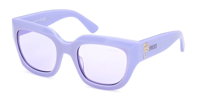 Emilio Pucci EP0215 78V Square Shiny Lilac Purple Sunglasses  display picture 3
