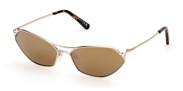 Emilio Pucci EP0224 32G Pilot Shiny Pale Gold Sunglasses  display picture 1