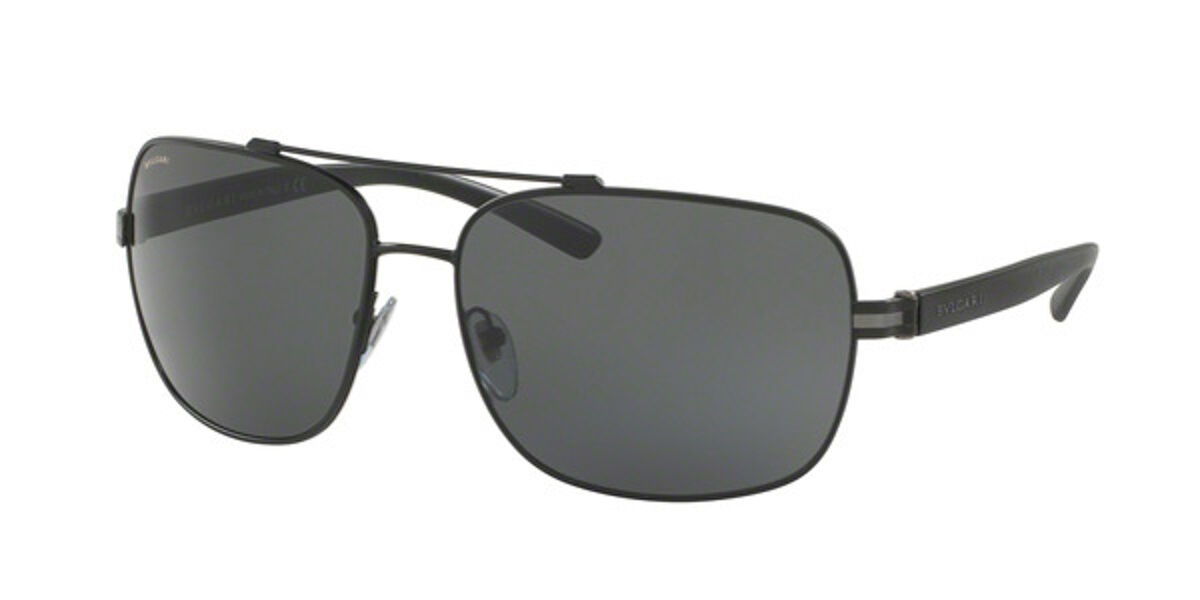 Bvlgari BV5038 128/87 Sunglasses in Matte Black | SmartBuyGlasses USA
