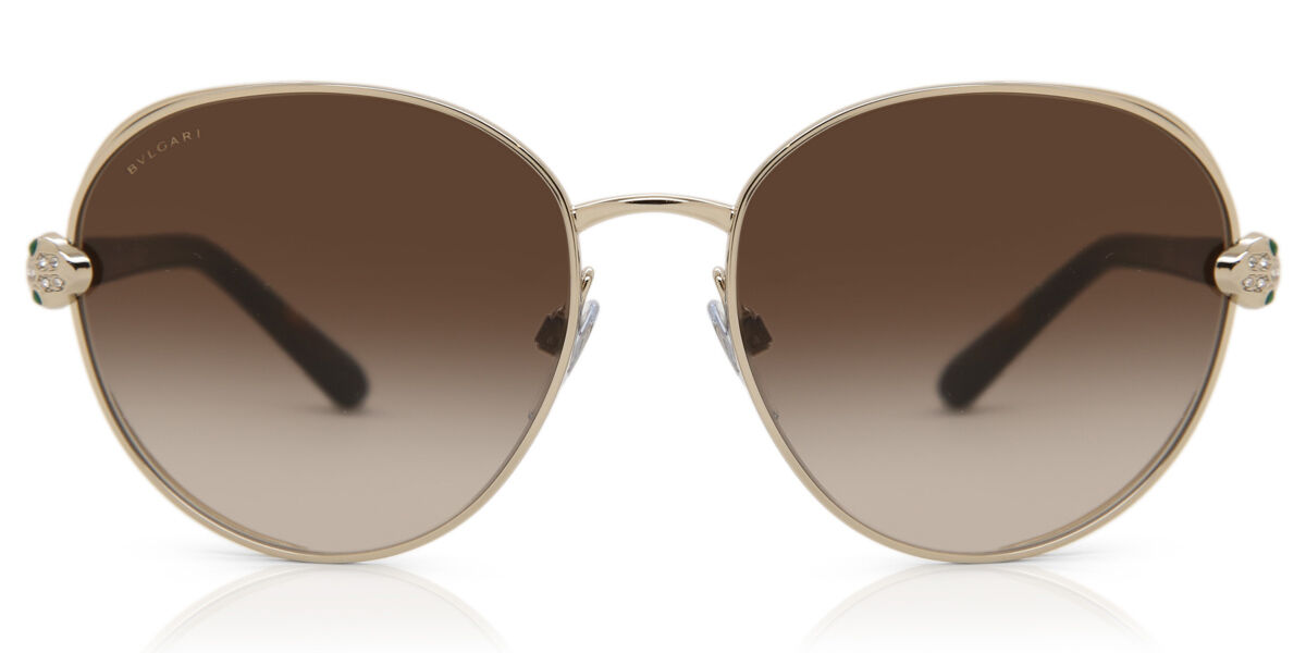 Bvlgari BV6087B 278/13 Sunglasses in Pale Gold | SmartBuyGlasses USA