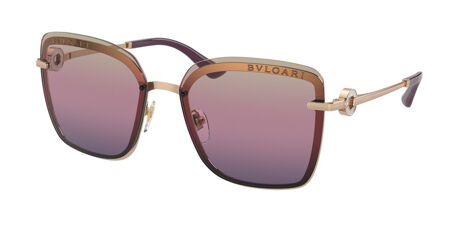 Bvlgari Rimless Sunglasses Bvlgari Rimless Wrap Around  display picture 2