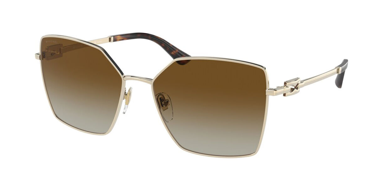 EAN 8056597613019 product image for Bvlgari BV6175 Polarized 278/T5 Women's Sunglasses Gold Size 56 | upcitemdb.com