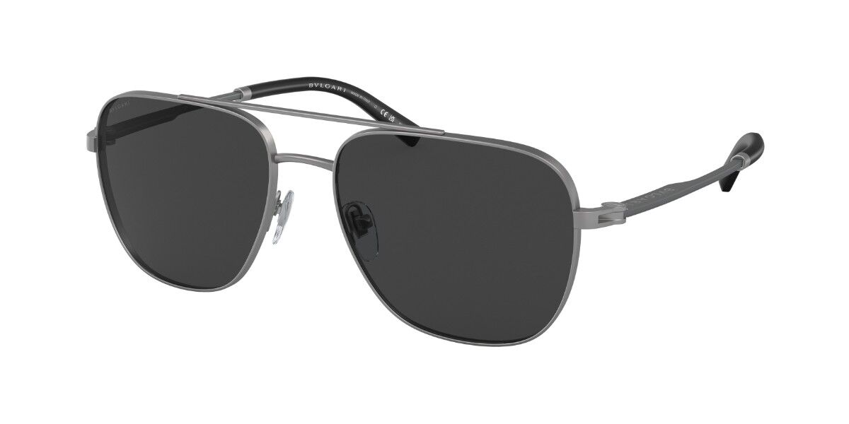 Bvlgari BV5059 Polarized 195/48 Sunglasses in Matte Gunmetal ...