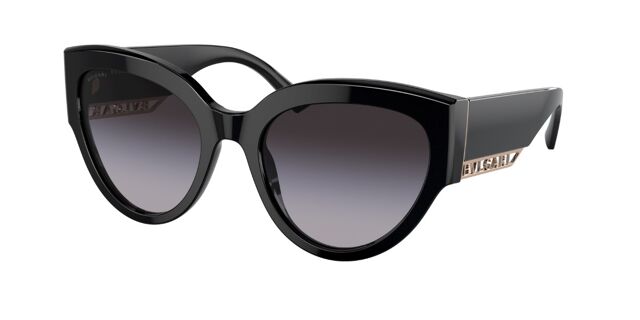 Bvlgari BV8258F Asian Fit 501/8G Cat Eye Black Sunglasses  display picture 1