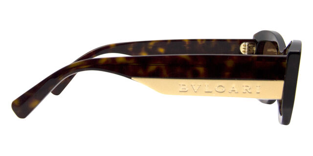 Bvlgari BV40037I 52E Round Dark Havana Sunglasses  display picture 1