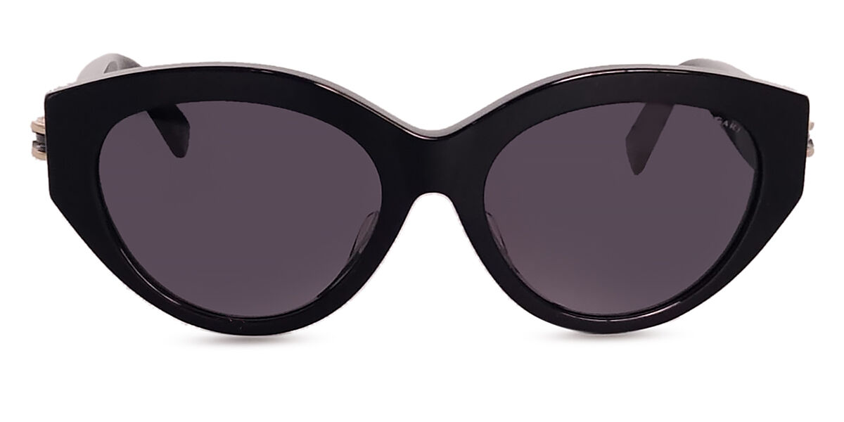 Bvlgari BV40046F 01B 56 Svarta Solglas&ouml;gon M&auml;n