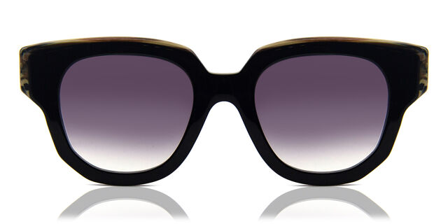 Lafont Ouest 1092 Square Black with Tortoise Sunglasses  display picture 1