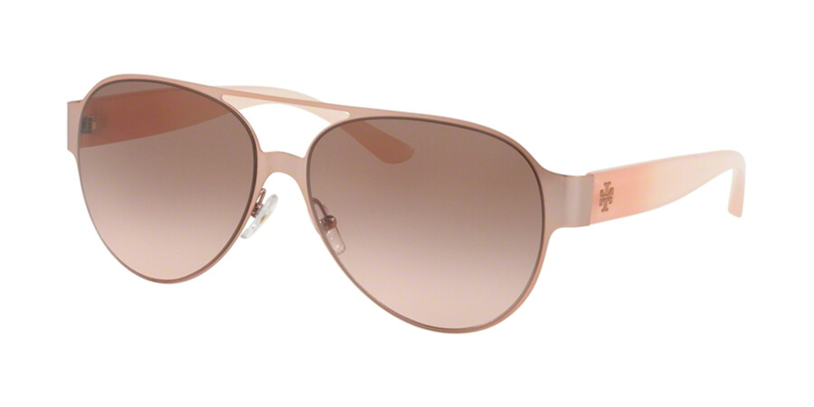 Tory Burch TY6066 325411 Sunglasses Rose Gold | SmartBuyGlasses UK